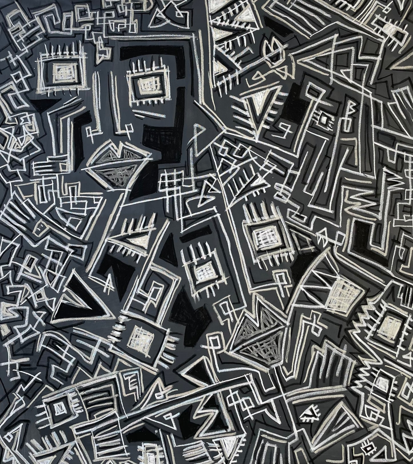 "C Script" 46" x 56"