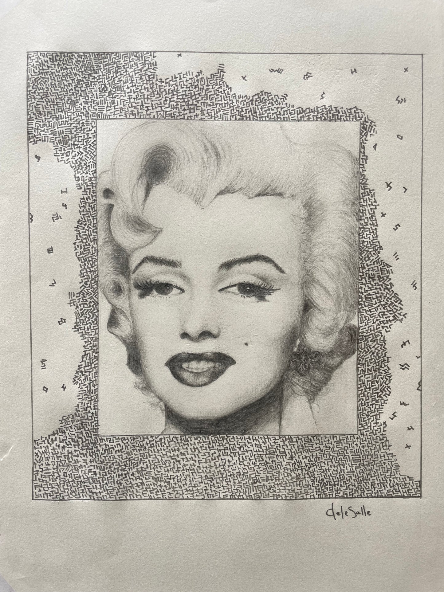 "Norma Jeane" 11" x 14" framed