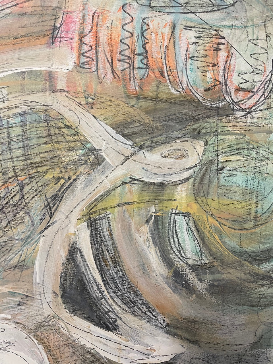 "beach expression" 36" x 40"