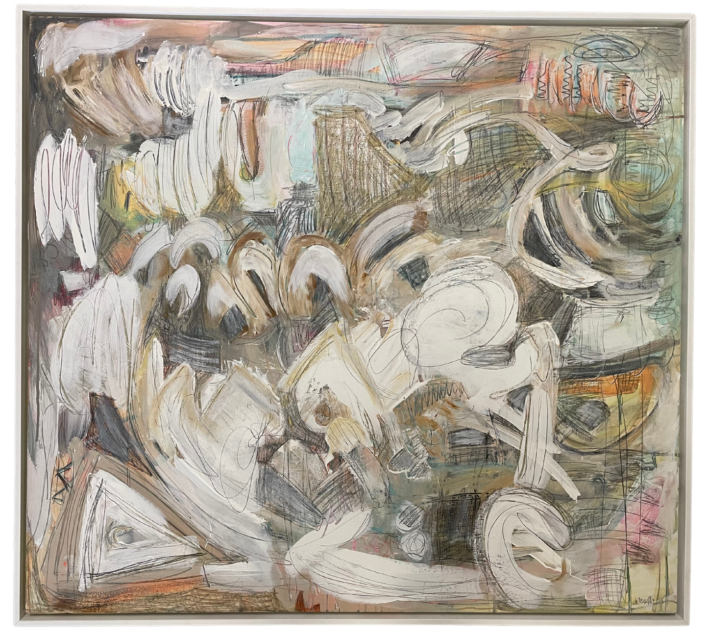 "beach expression" 36" x 40"