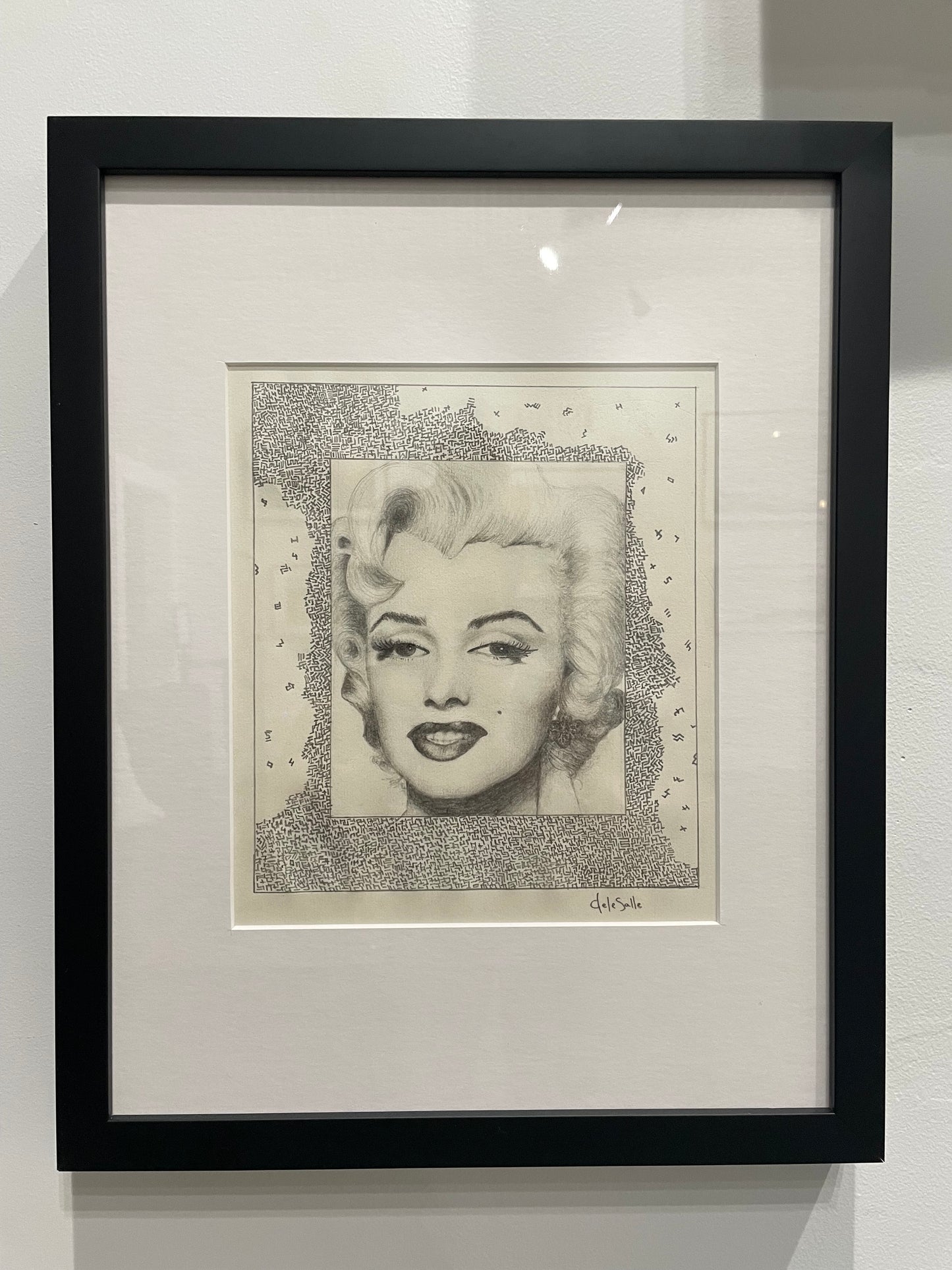 "Norma Jeane" 11" x 14" framed